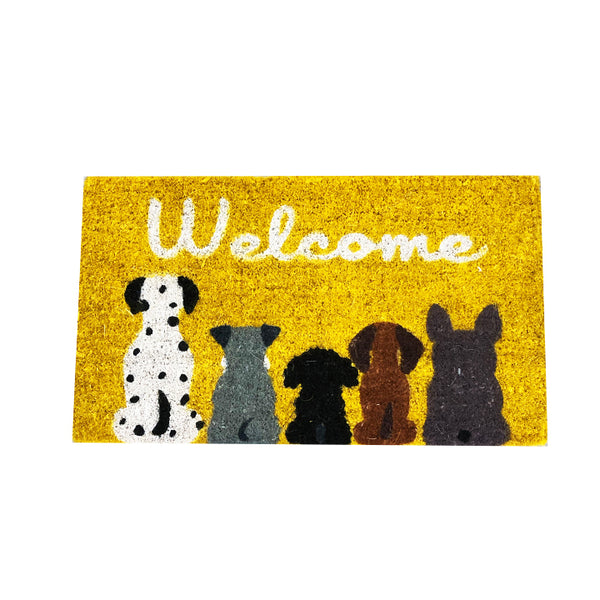'Welcome' Dog Door Mat